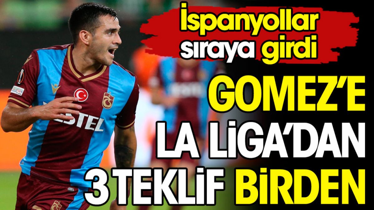 Trabzonsporlu Maxi Gomez'e teklif yağıyor