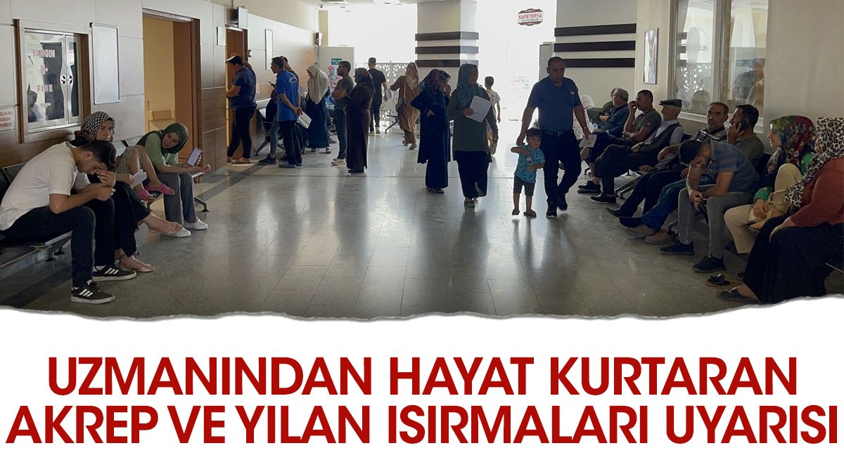 Uzmanından hayat kurtaran akrep ve yılan ısırmaları uyarısı