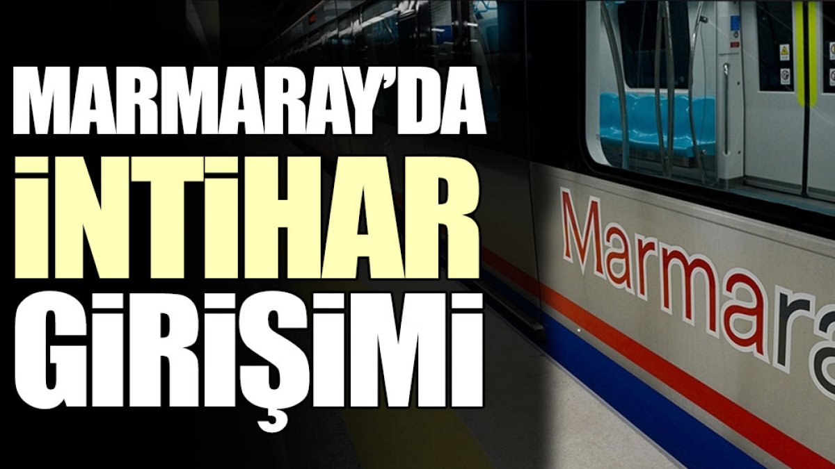 Marmaray Yenikapı İstasyonu’nda intihar girişimi