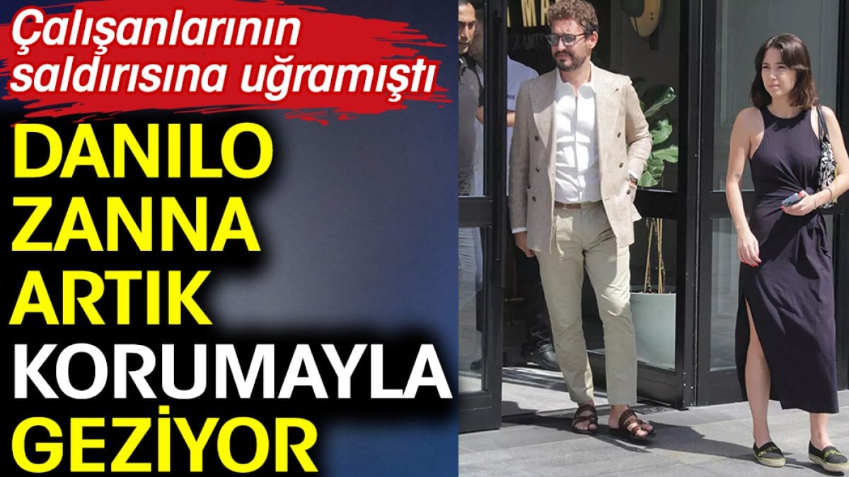 Çalışanlarının saldırısına uğramıştı. MasterChef Danilo Zanna artık korumayla geziyor