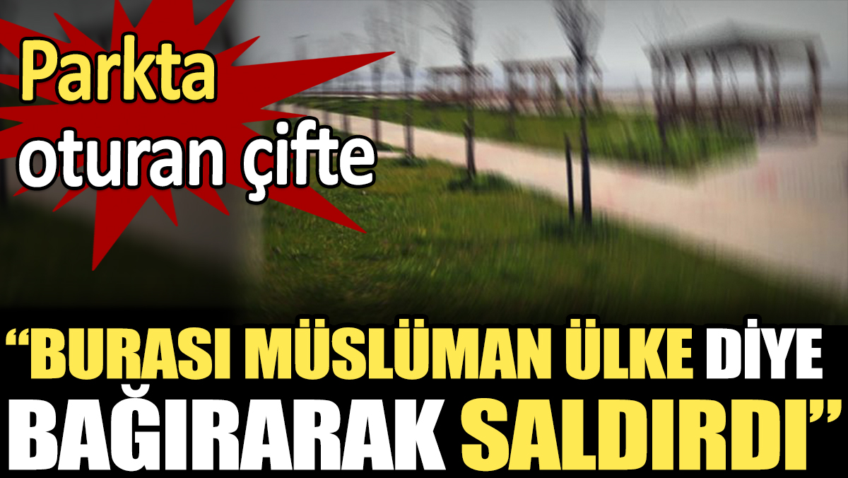 Tuzla'da parkta oturan çifte 'Burası Müslüman Ülke' diye bağırarak saldırdılar