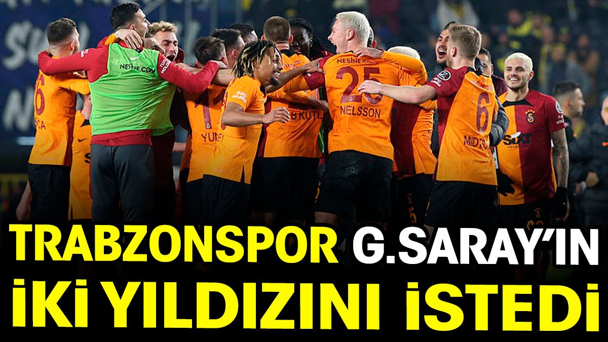 Galatasaray'dan Trabzonspor'a 2 transfer