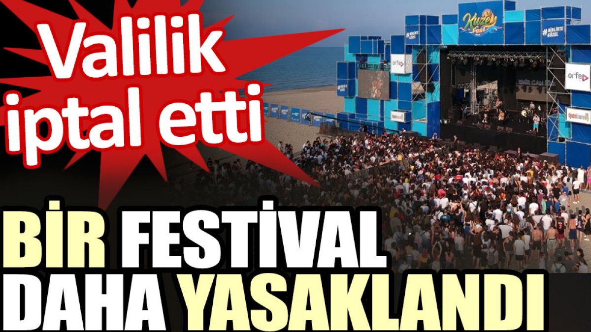 Sinop’ta düzenlenecek “Kuzey Fest” valilik kararıyla iptal edildi