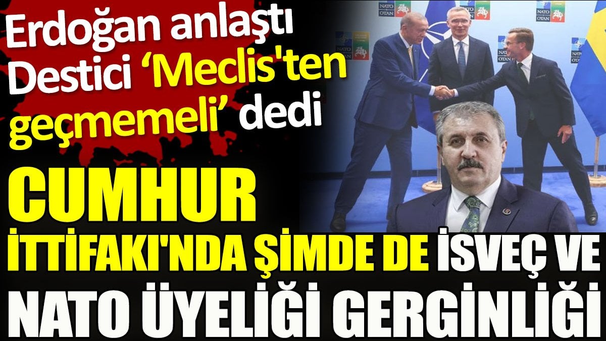 Cumhur İttifakı'nda şimdi de İsveç ve NATO üyeliği gerginliği