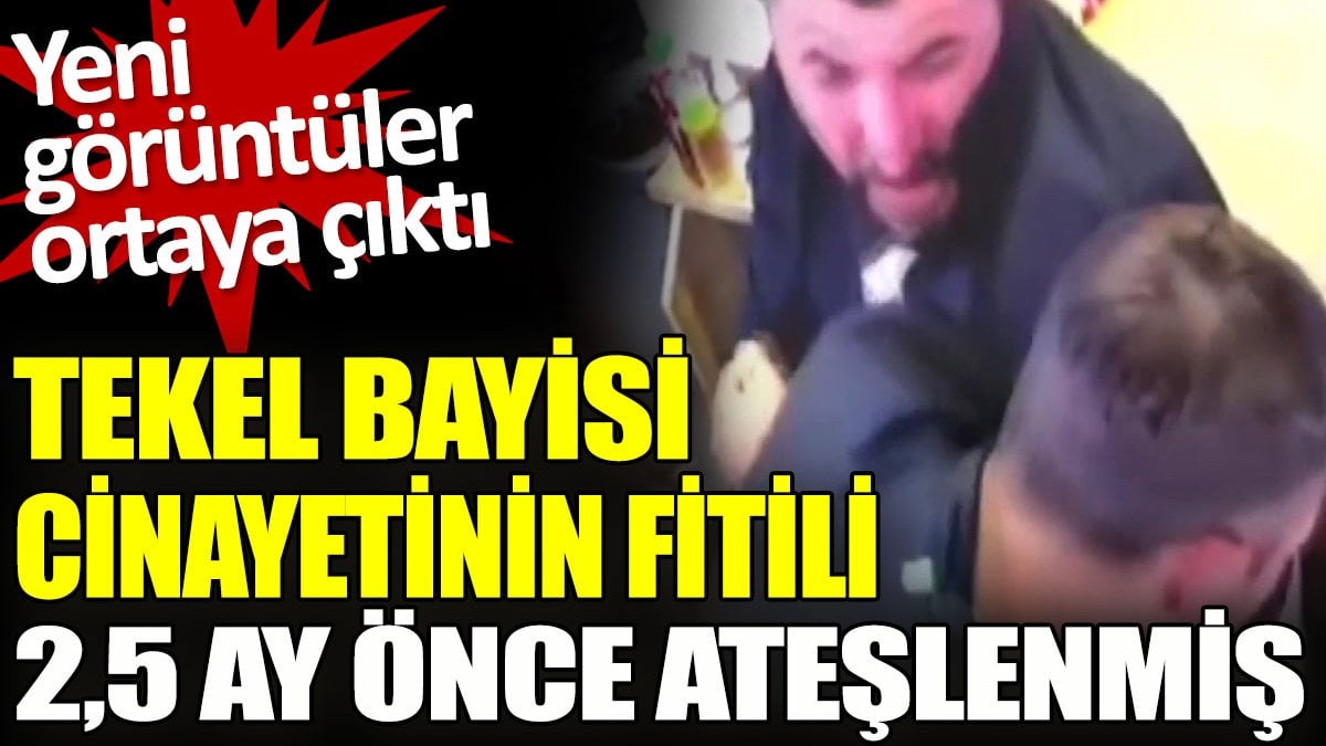 Tekel bayisi cinayetinin fitili 2,5 ay önce ateşlenmiş