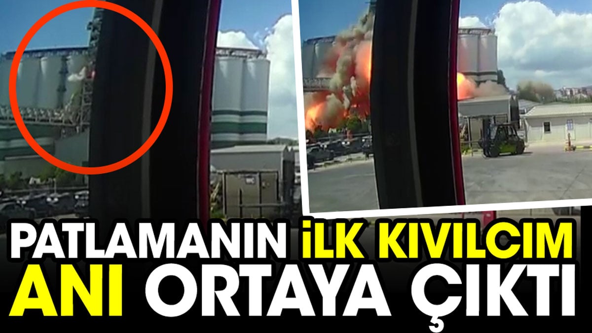 Patlamanın ilk kıvılcım anı ortaya çıktı