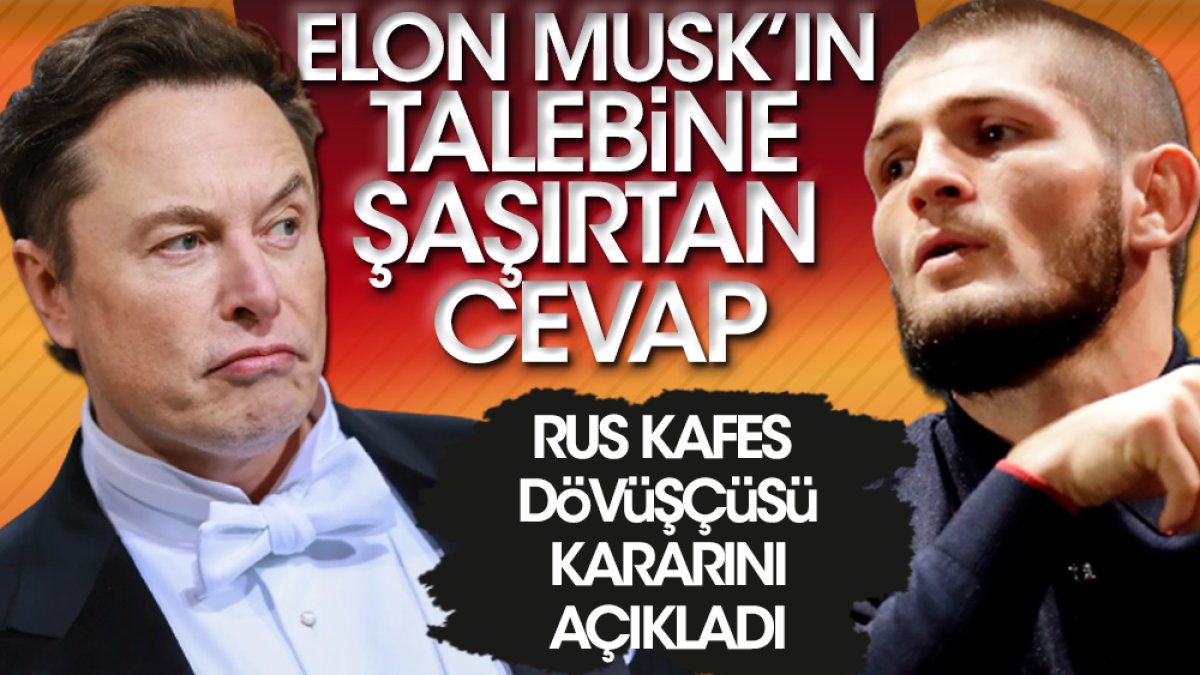 Elon Musk'ın koçluk talebine Rus kafes dövüşçüsü şaşırtan cevap