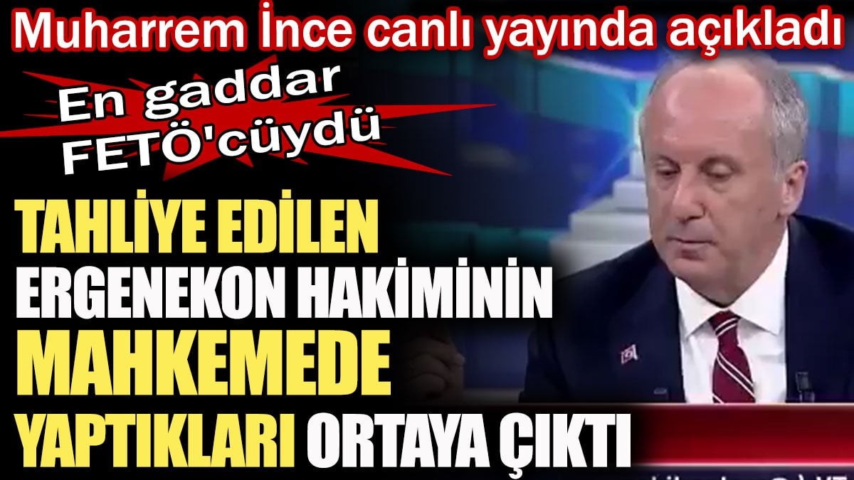 Tahliye edilen Ergenekon kumpasının hakimi Hasan Hüseyin Özese'nin mahkemede yaptıkları ortaya çıktı