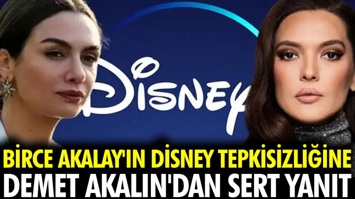 Birce Akalay'ın Disney tepkisizliğine Demet Akalın'dan sert yanıt