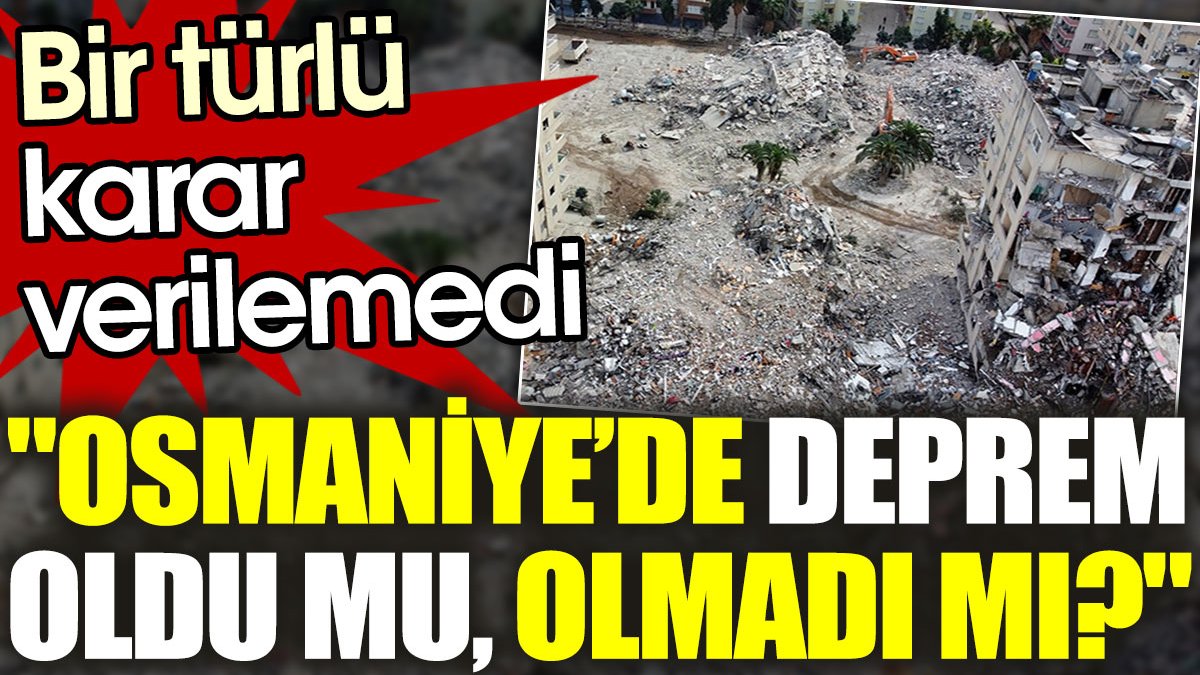 Osmaniyeli depremzedelere vergi borcu şoku