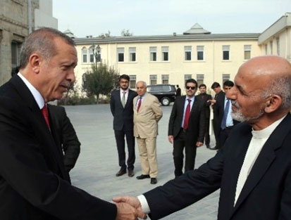 Tayyip Erdoğan Afganistan’da Gani ile görüştü