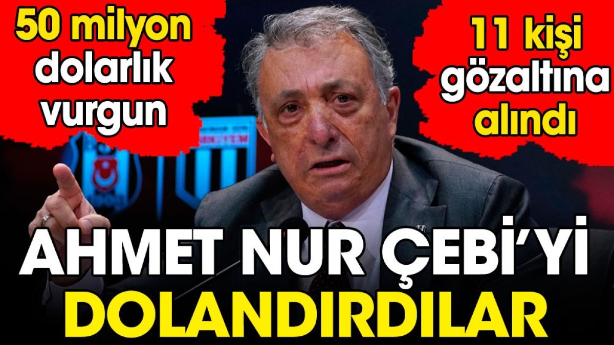 Ahmet Nur Çebi dolandırıldı. 50 milyonluk soygun