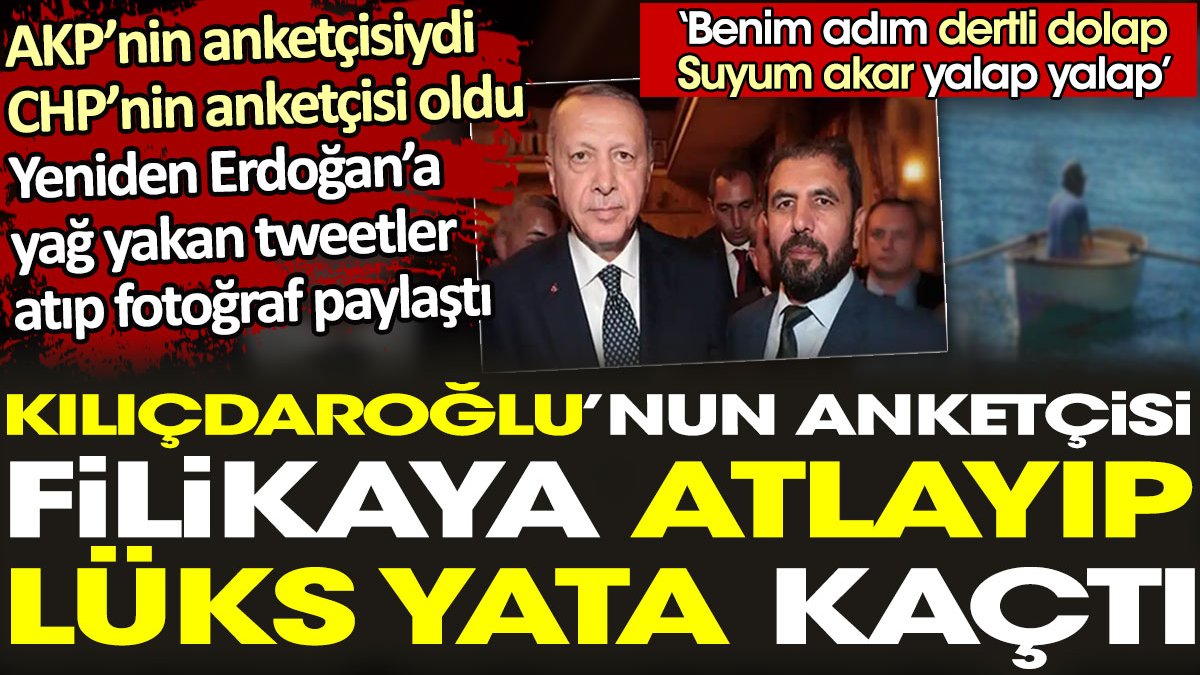 Kılıçdaroğlu'nun anketçisi Mehmet Ail Kulat AKP'ye kaçtı. Filikaya bindiği gibi arkasına bakmadı