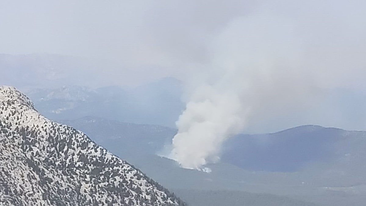 Antalya'da orman yangını