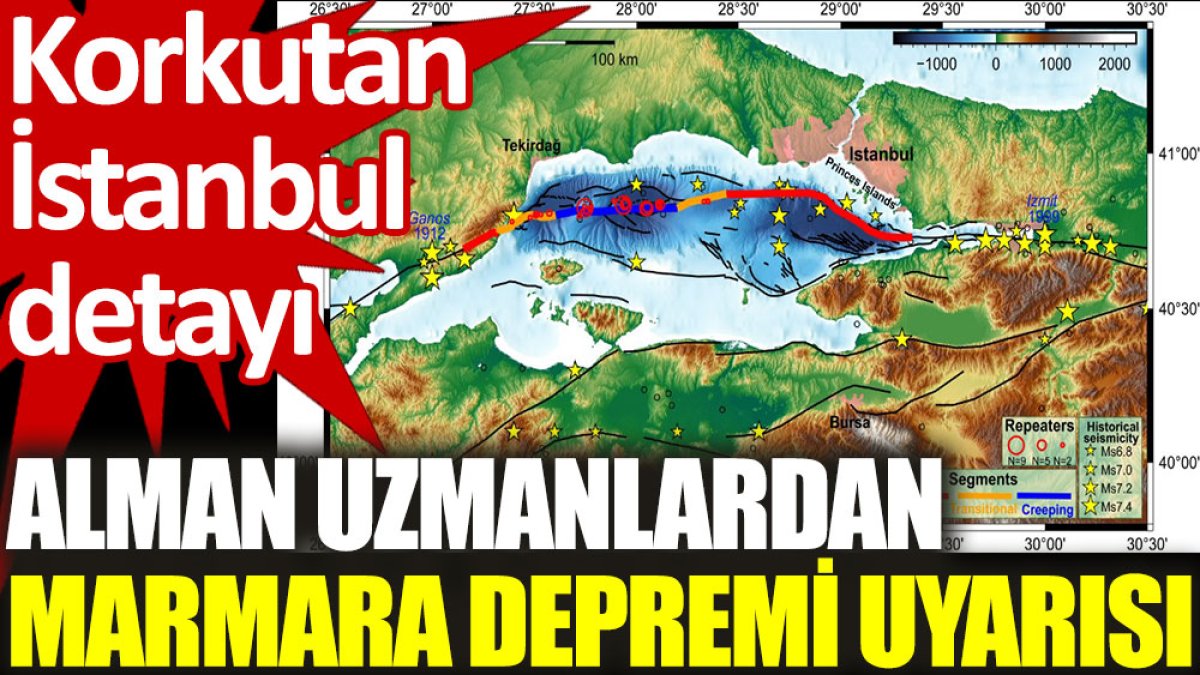 Alman uzmanlardan Marmara depremi uyarısı: Korkutan İstanbul detayı