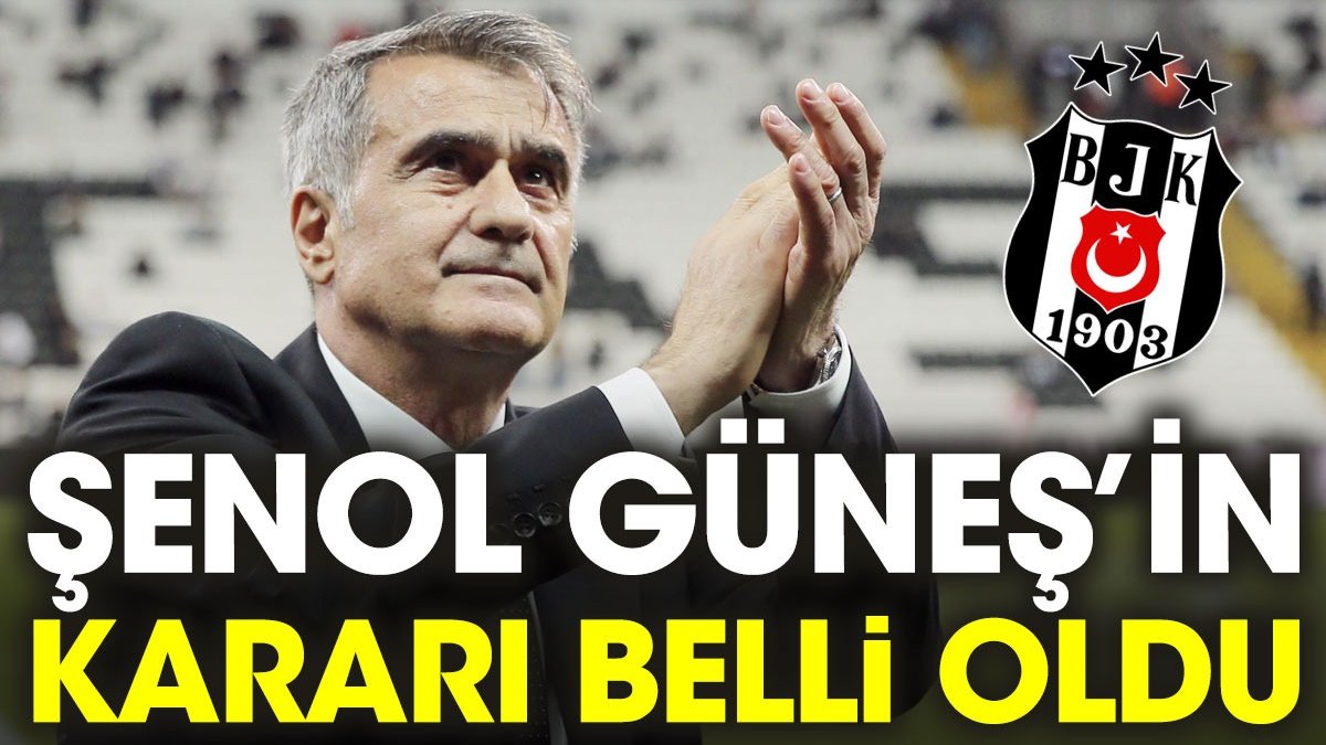 Şenol Güneş'ten Pendikspor maçı öncesi yeni transferle ilgili flaş karar