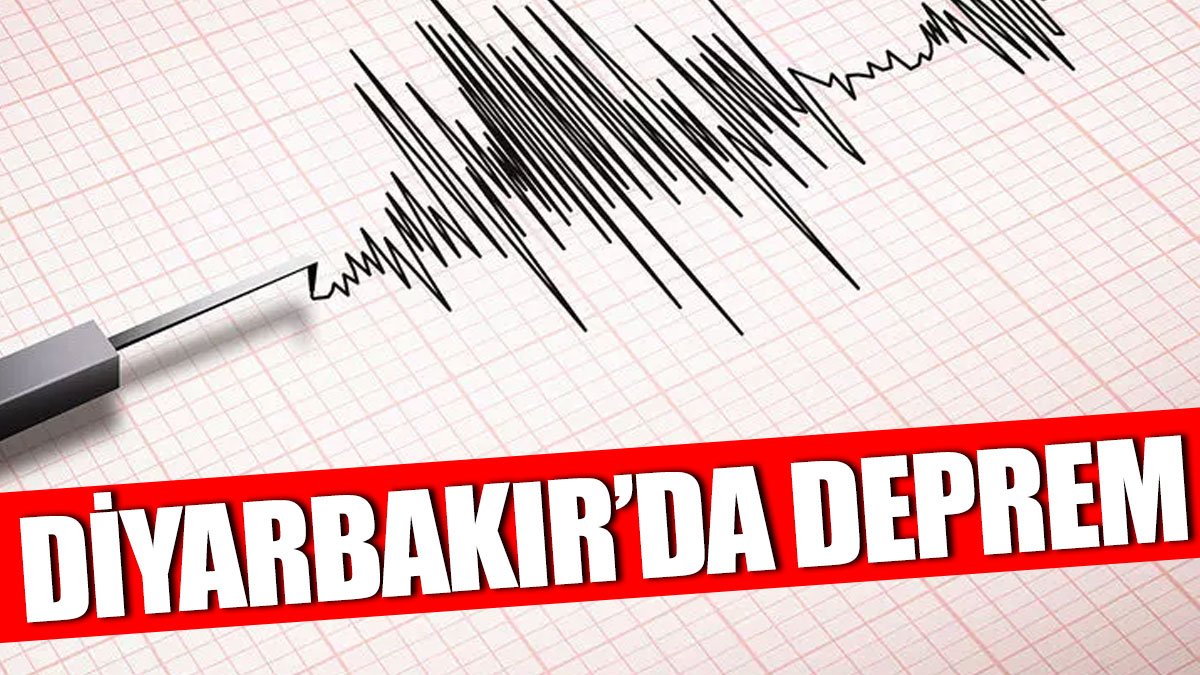 Son dakika... Diyarbakır'da deprem