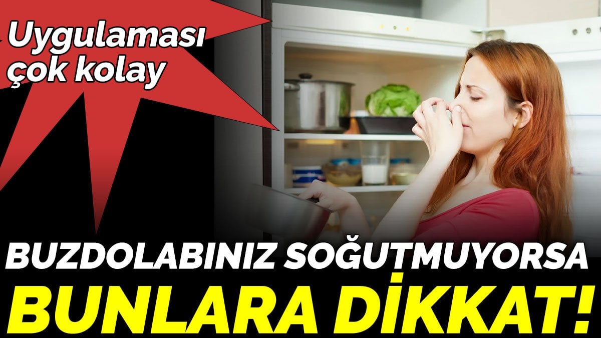 Buzdolabınız soğutmuyorsa bunlara dikkat!