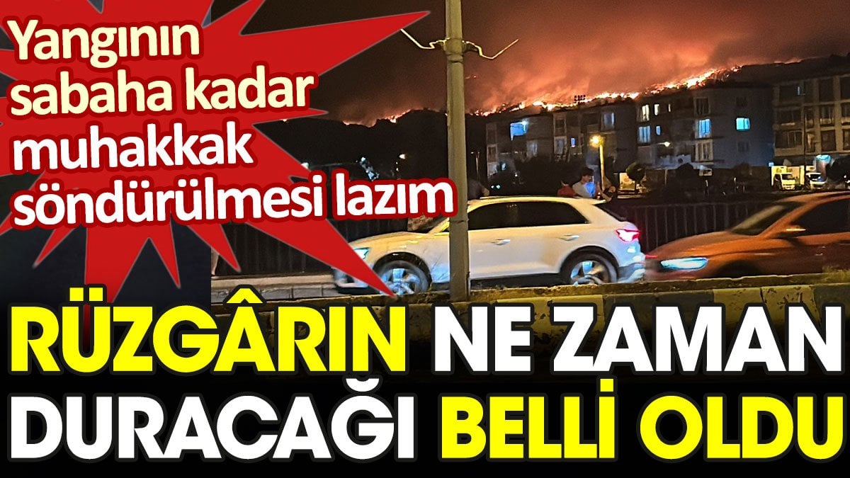 Çanakkale'de rüzgarın ne zaman duracağı belli oldu