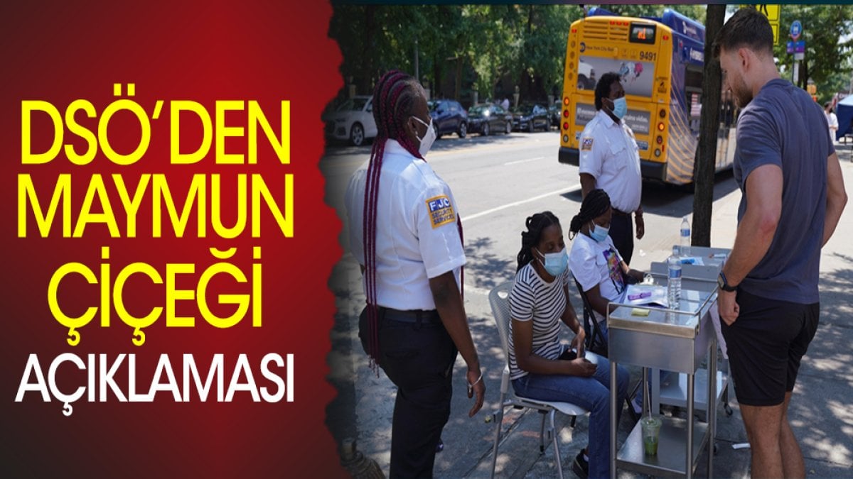 DSÖ’den maymun çiçeği açıklaması