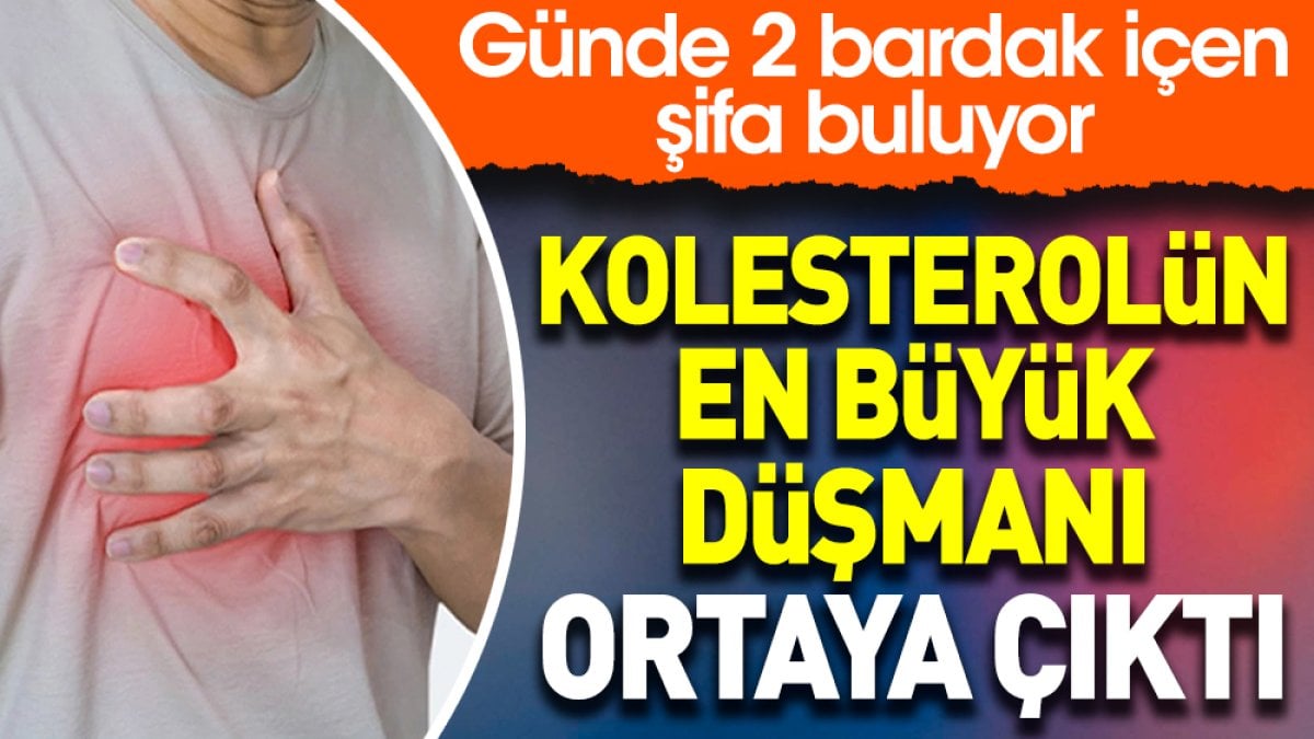 Kolesterolün en büyük düşmanı ortaya çıktı. Günde 2 bardak içen şifa buluyor