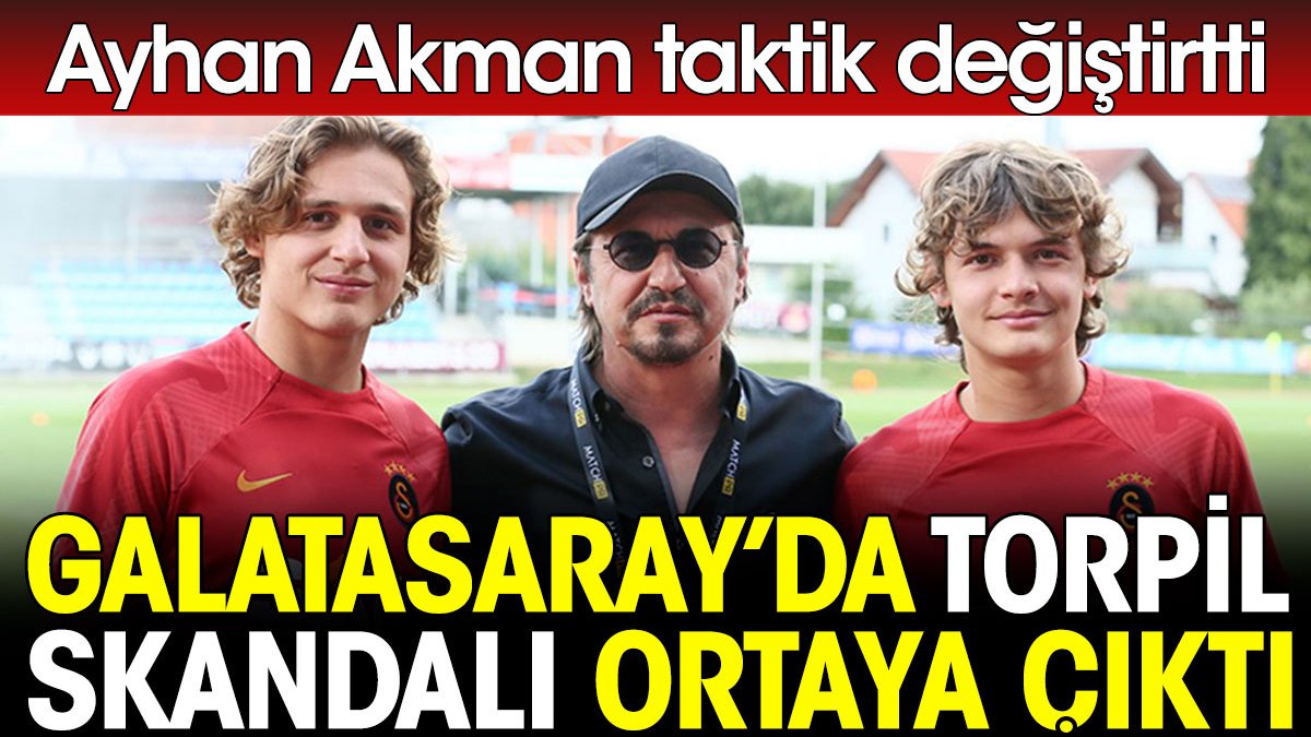 Ayhan Akman'ın oğlu oynasın diye Galatasaray Başakşehir maçına forvetsiz çıktı