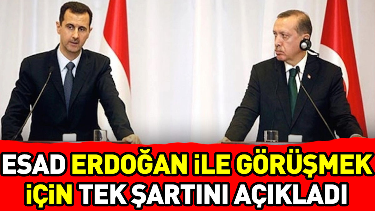 Esad Erdoğan ile görüşmek için tek şartını açıkladı