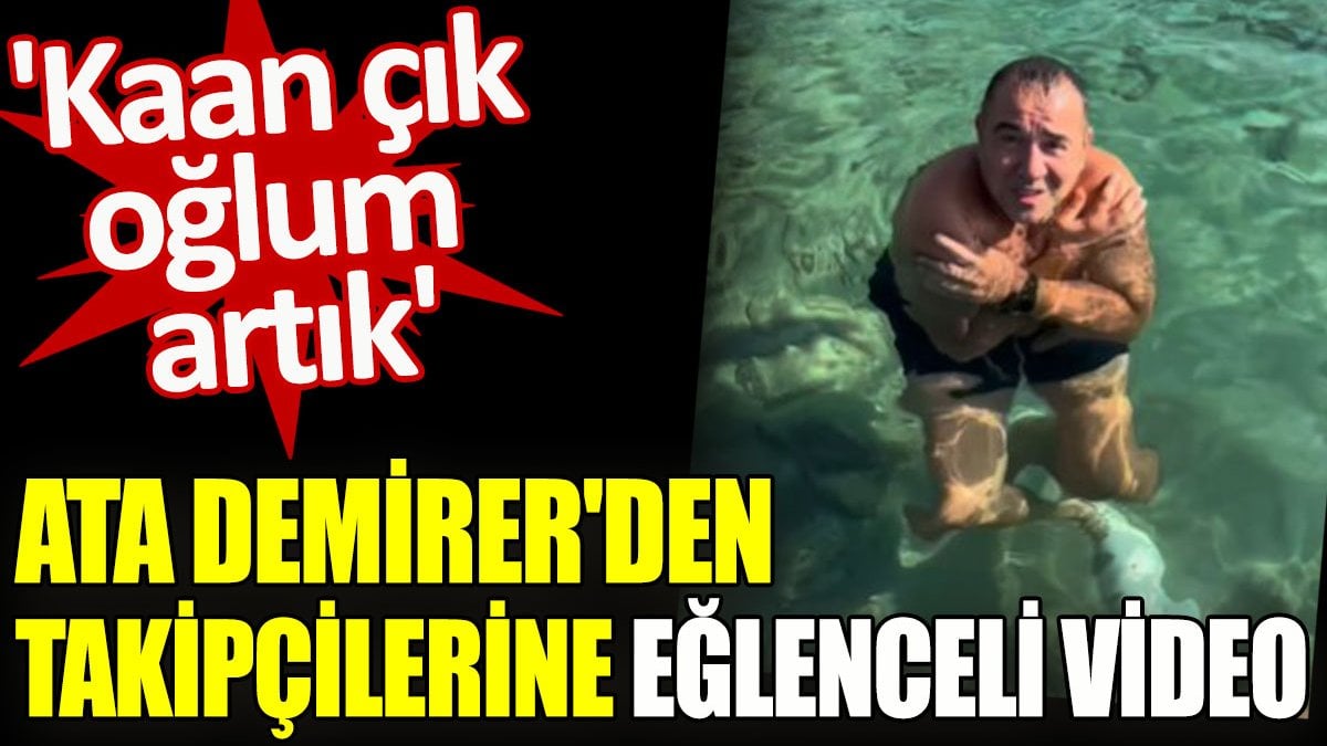 Ata Demirer'den takipçilerine eğlenceli video