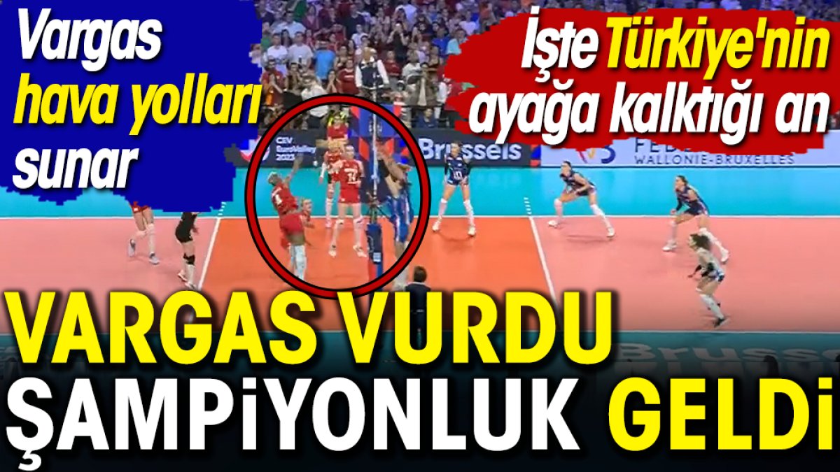 Vargas vurdu şampiyonluk geldi. İşte Türkiye'nin ayağa kalktığı an