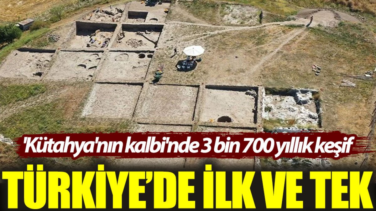 Türkiye’de ilk ve tek: 'Kütahya'nın kalbi'nde 3 bin 700 yıllık keşif
