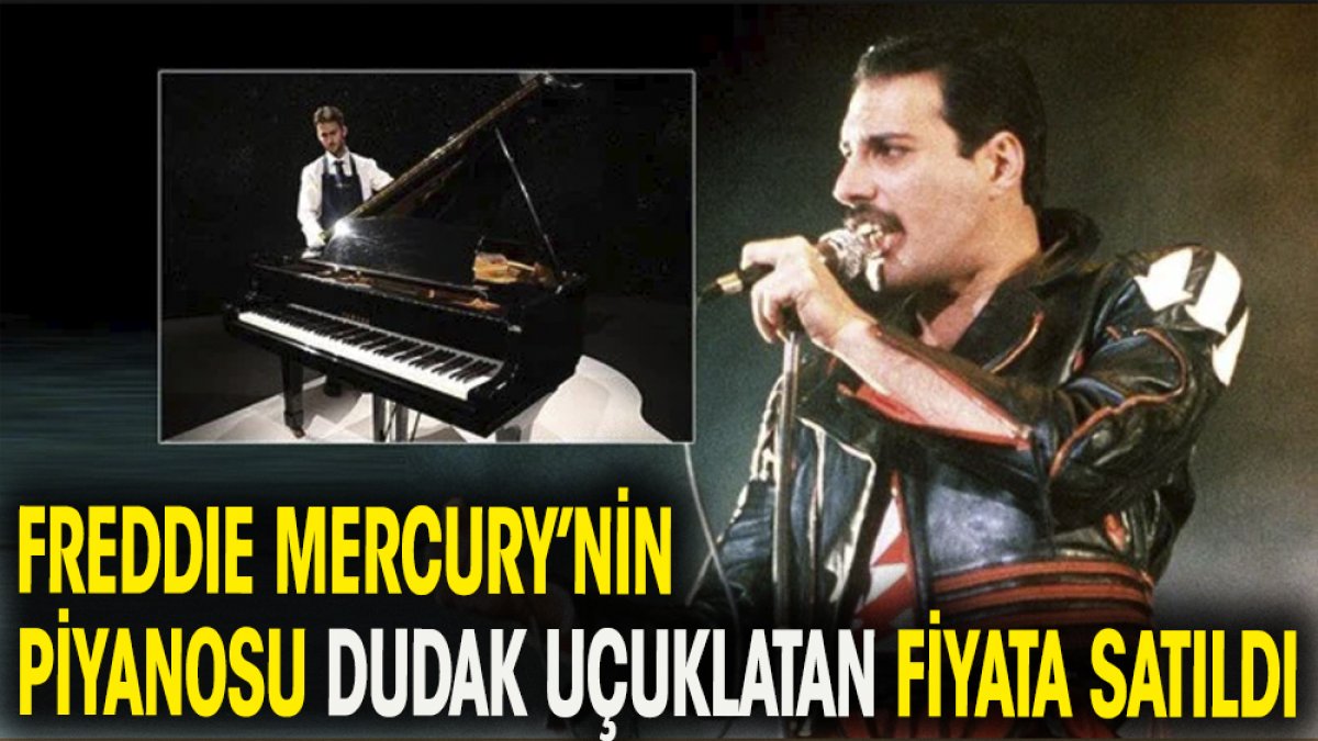 Freddie Mercury'nin piyanosu dudak uçuklatan fiyata satıldı