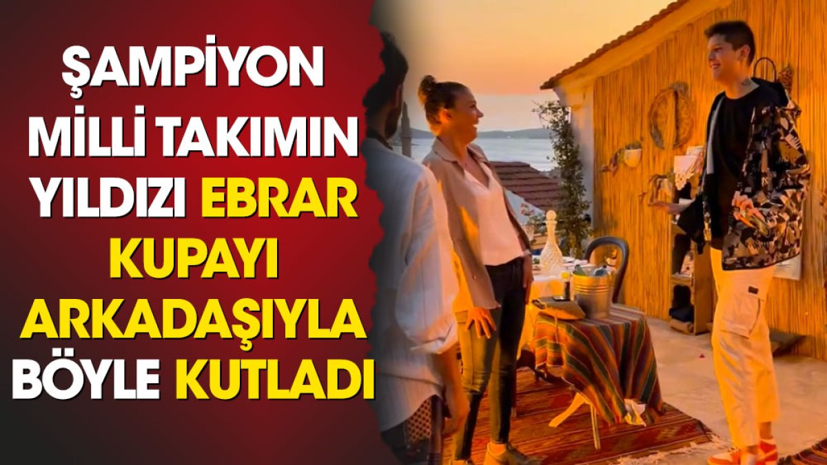 Ebrar Karakurt Avrupa şampiyonluğunu arkadaşıyla böyle kutladı