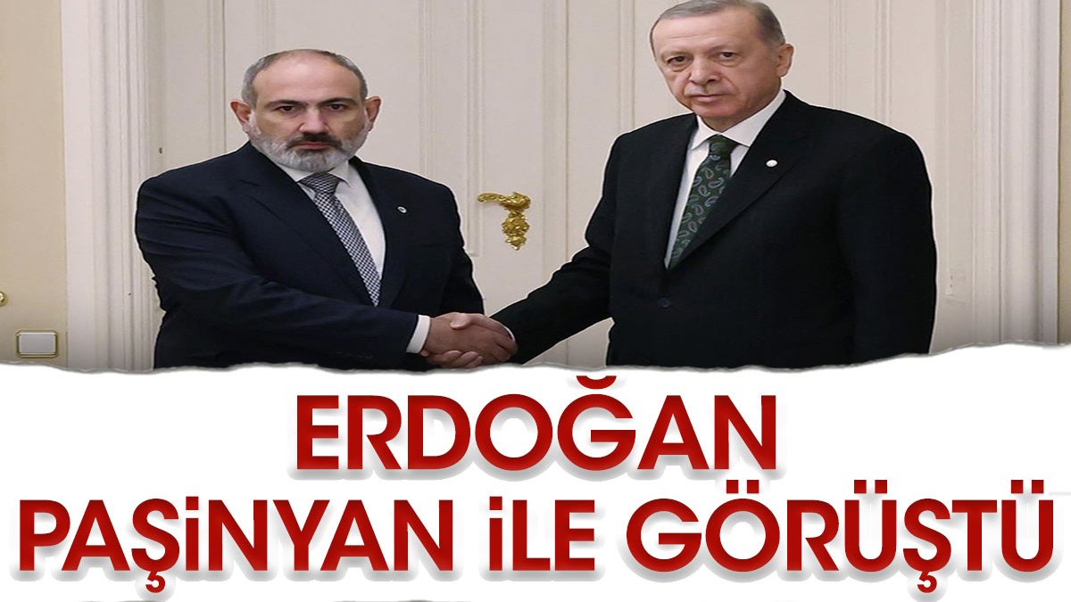 Erdoğan Ermenistan Başbakanı Paşinyan ile görüştü