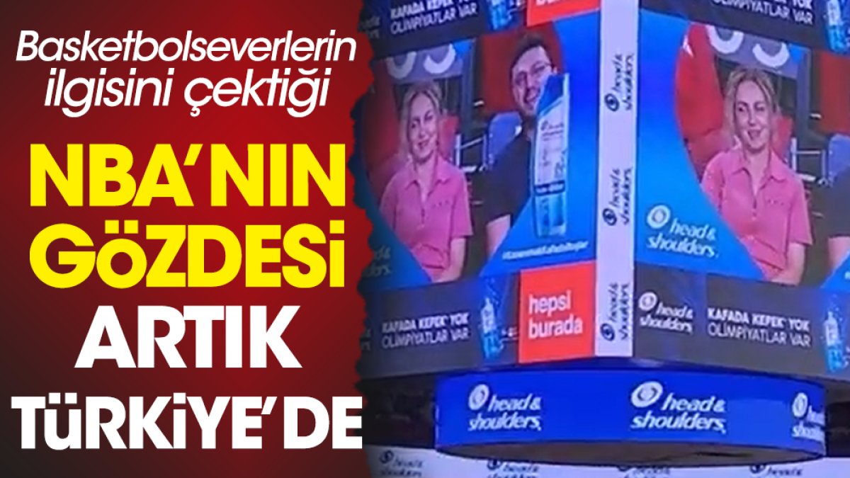 NBA'nın gözdesi 'Kiss Cam' artık Türkiye'de