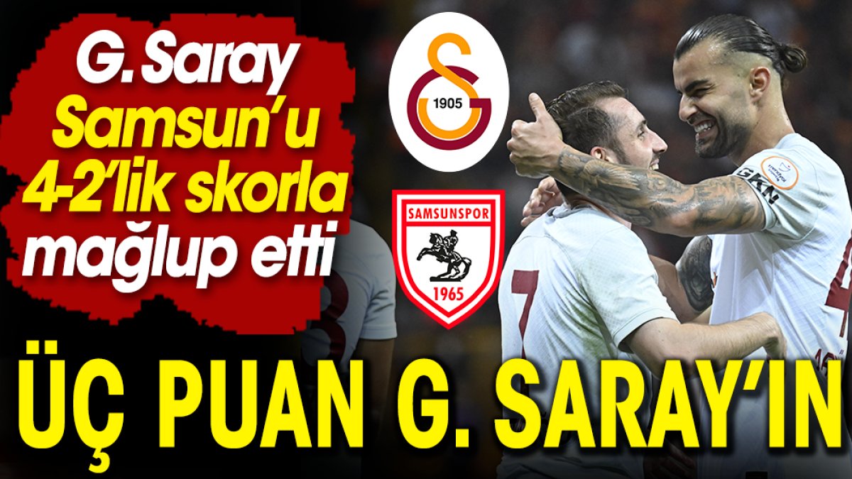 6 golün çıktığı mücadelede kazanan Galatasaray