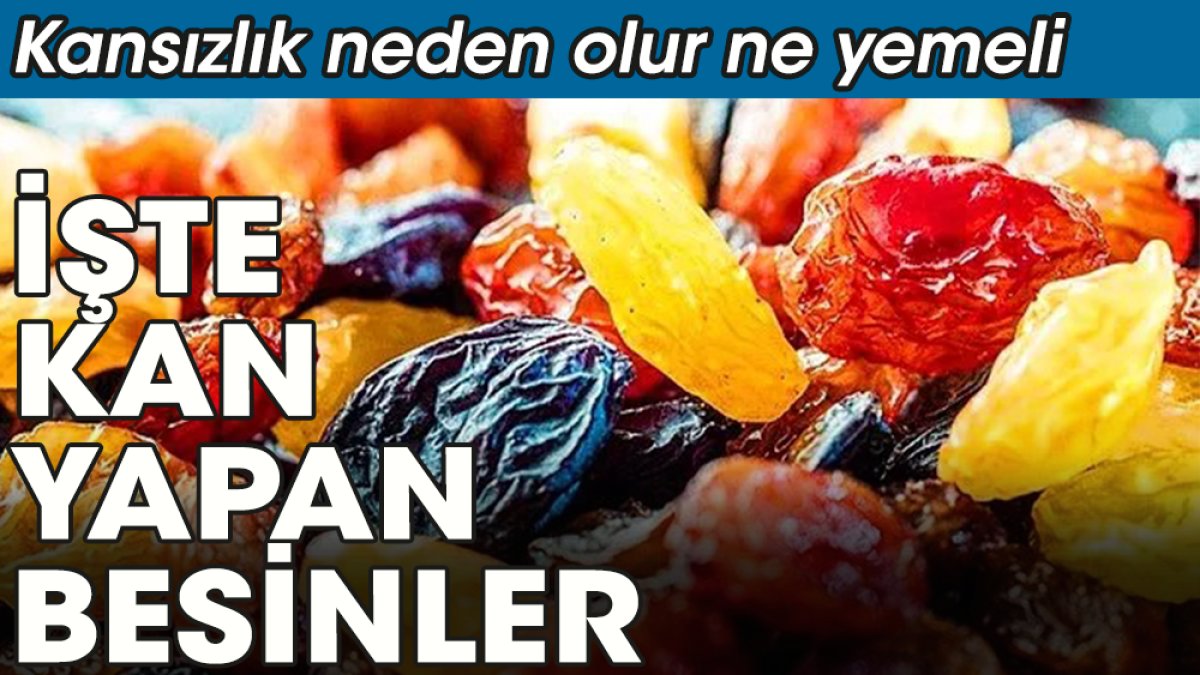 Kansızlık neden olur?