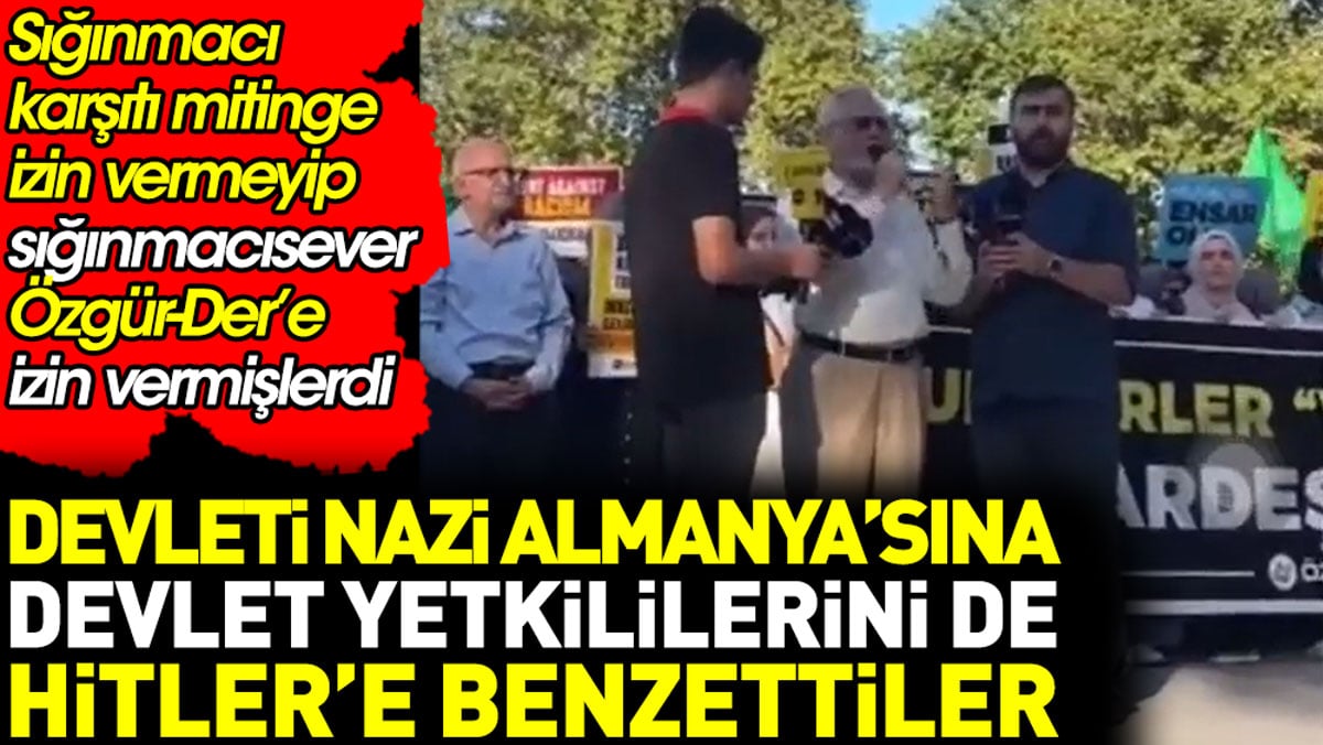 Devleti Nazi Almanya’sına devlet yetkililerini de Hitler’e benzettiler