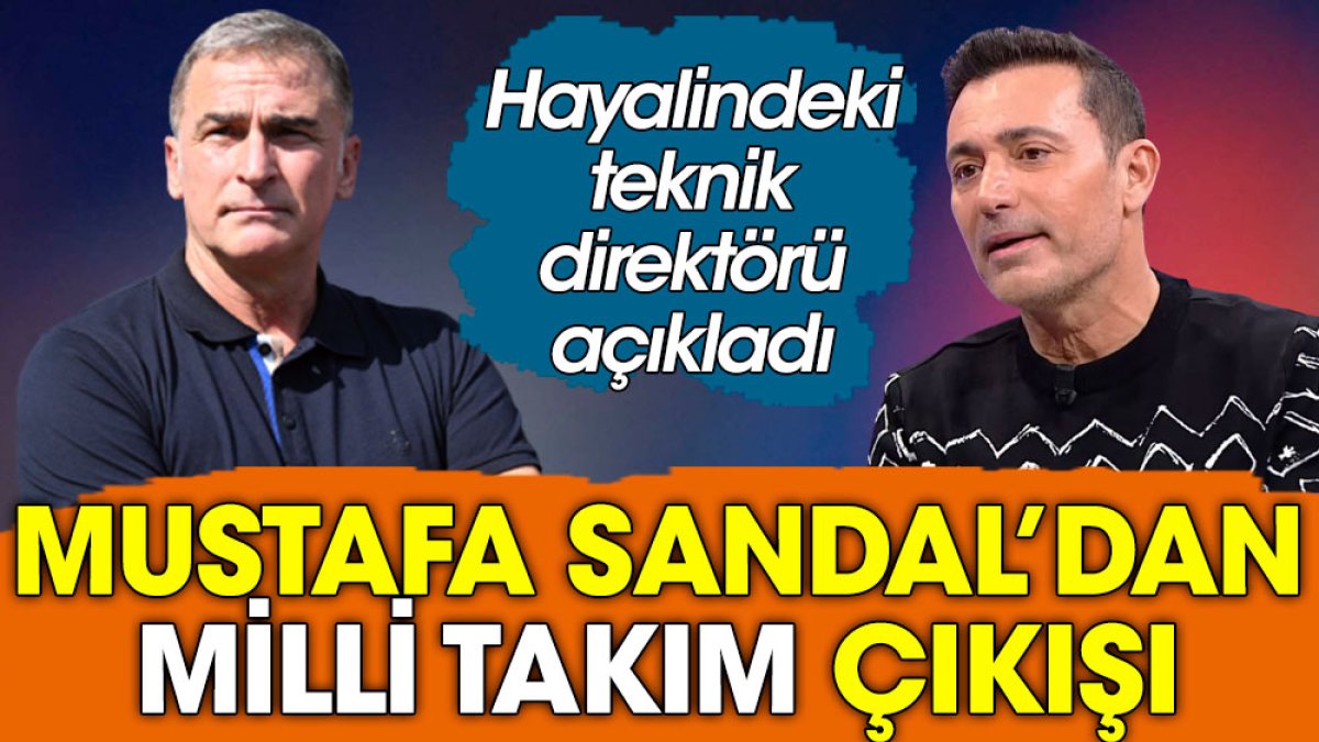Mustafa Sandal milli takımı zirveye çıkaracak teknik direktörü açıkladı