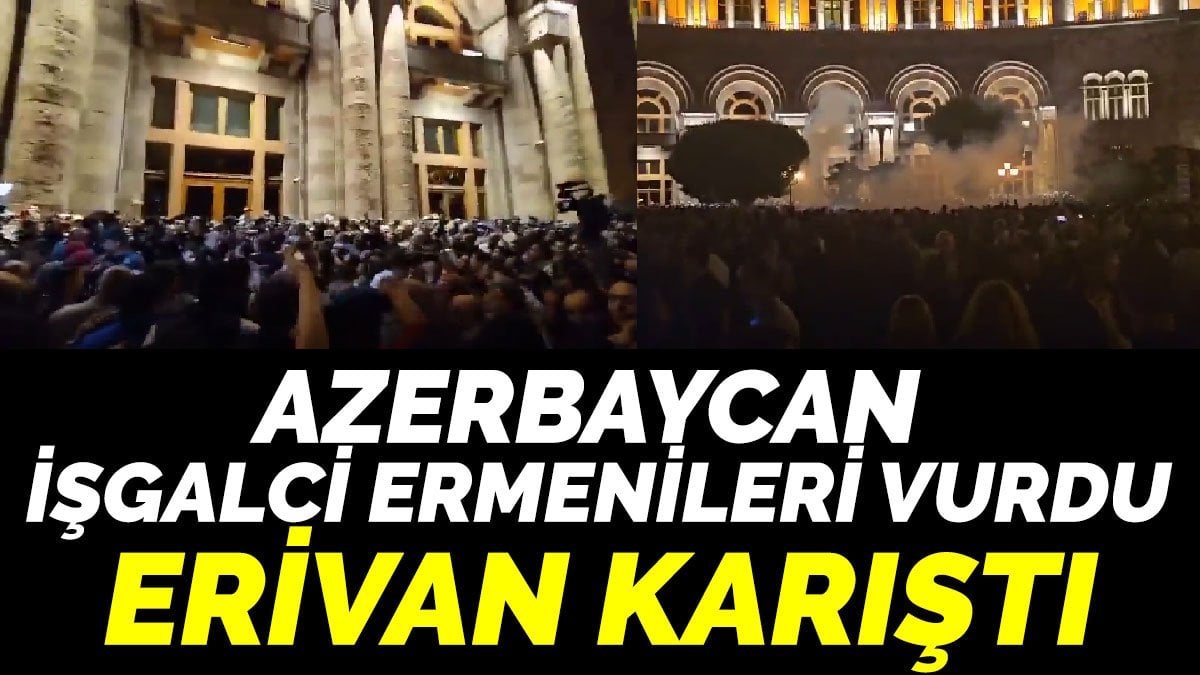 Azerbaycan  işgalci Ermenileri vurdu Erivan karıştı