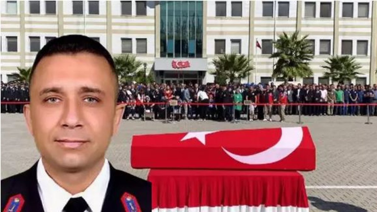 Uyuşturucu şüphelisinin şehit ettiği Astsubay Hasan Bozkurt’a son veda