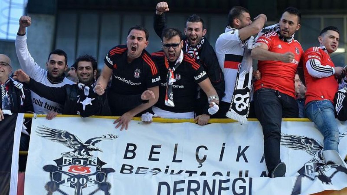 Belçika polisi 27 Beşiktaş taraftarını gözaltına aldı