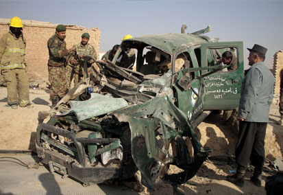 Afganistan’da  intihar saldırısı