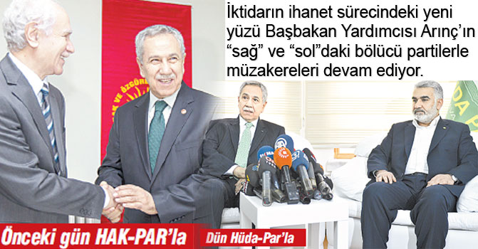 Arınç HDP’ye ayar çekiyor