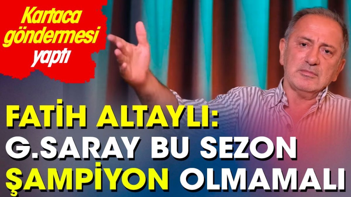Fatih Altaylı kiralık gazetecilerle Galatasaray'a karşı çekilen operasyonu açıkladı. Sebebi Erden Timur