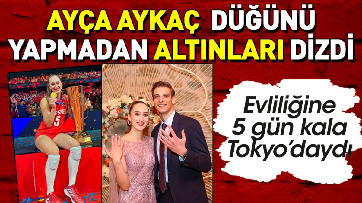 Filenin Sultanları'ndan Ayça Aykaç düğünü yapmadan altınları dizdi