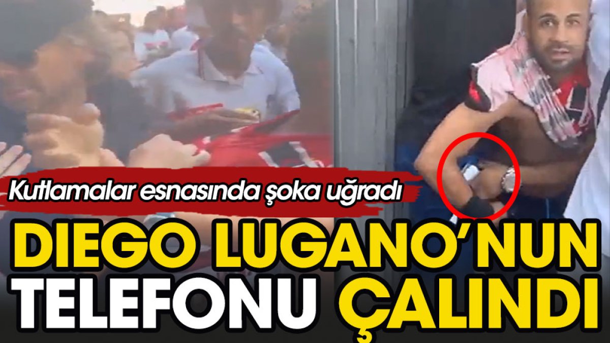 Diego Lugano'nun telefonu çalındı. Uruguaylı yıldız kutlamalar esnasında neye uğradığını şaşırdı