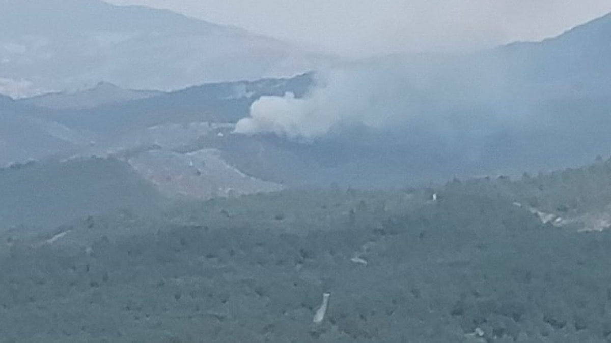 Manisa'da çıkan orman yangını söndürüldü