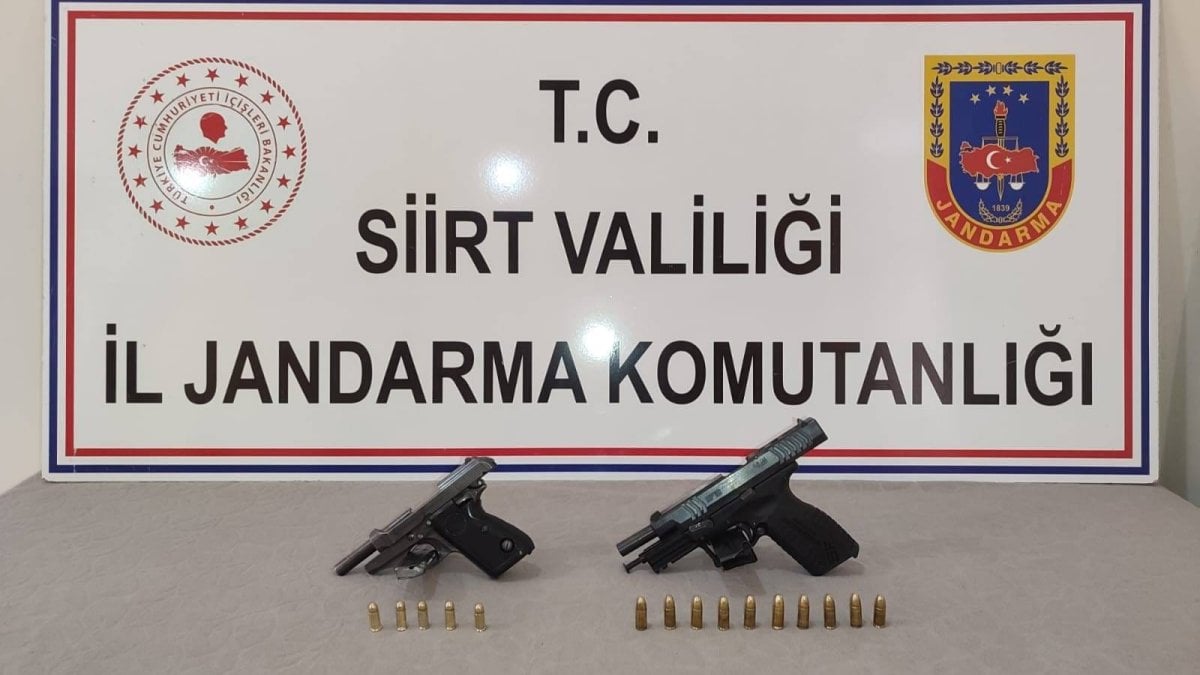 Siirt'te silah ve mühimmat kaçakçılığı operasyonu