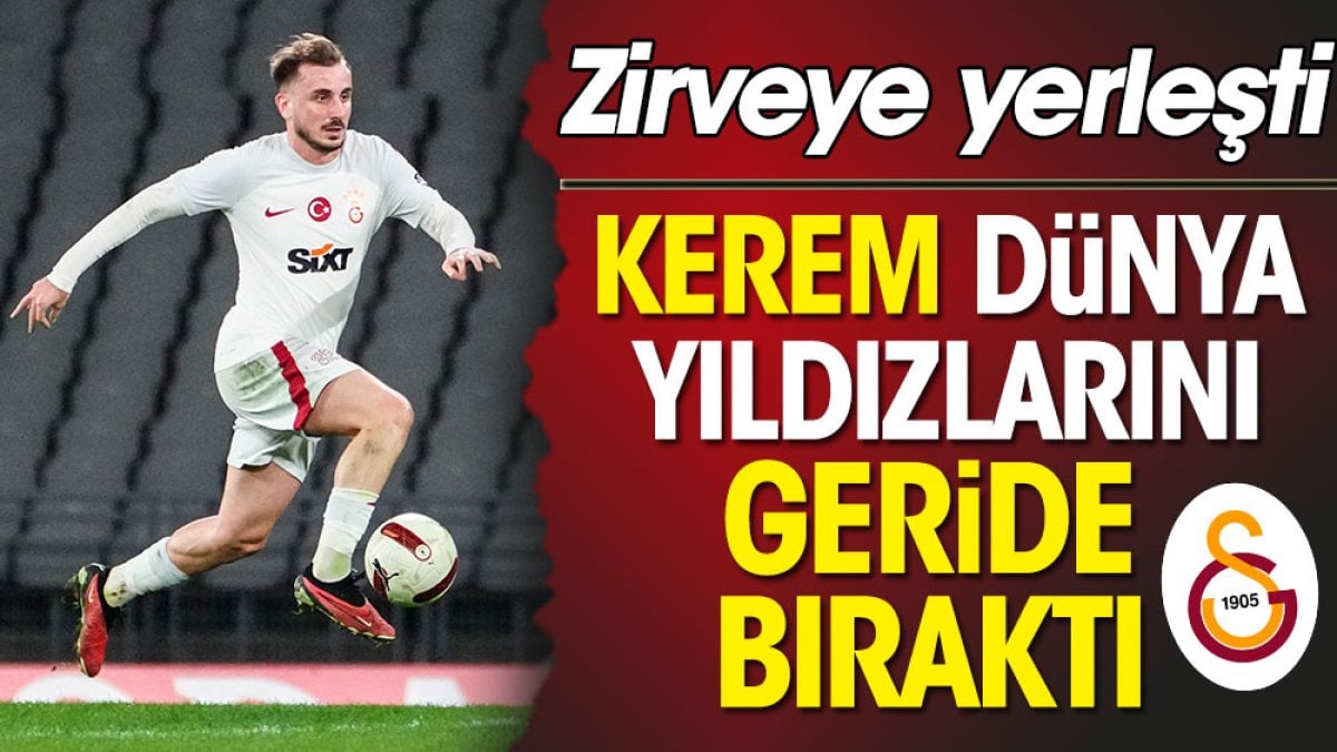 Kerem Aktürkoğlu Kevin De Bruyne gibi yıldızları geride bıraktı. Dikkat çeken istatistik