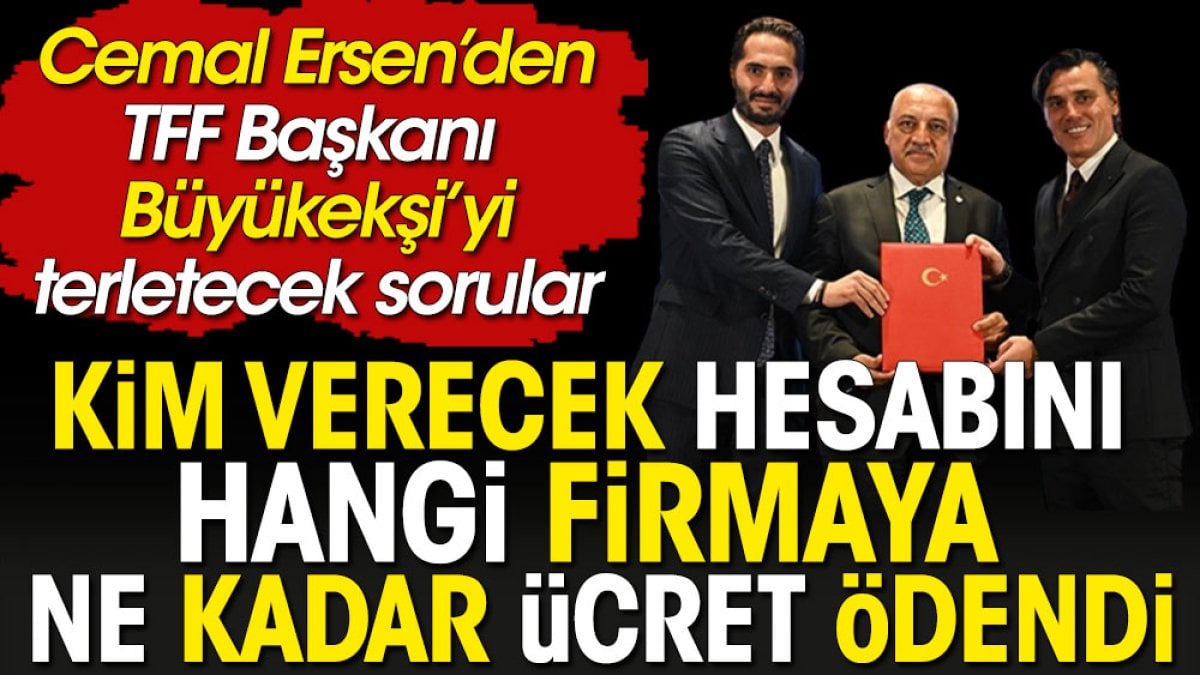 TFF Başkanı Büyükekşi'nin uykularını kaçıracak sorular. Cemal Ersen ortaya çıkardı